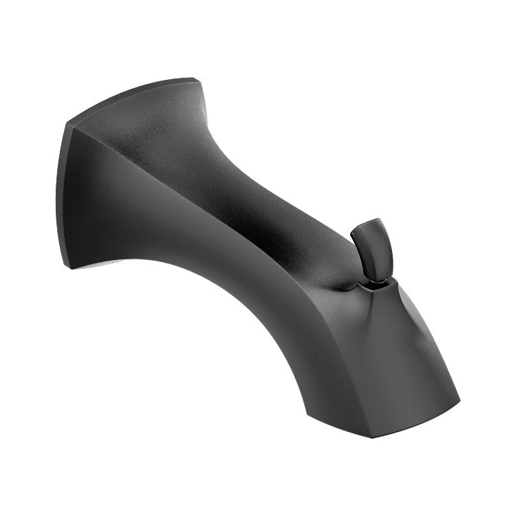 Tub Spout Voss with Diverter Matte Black 7-15/16 Inch Metal - Frankwebs
