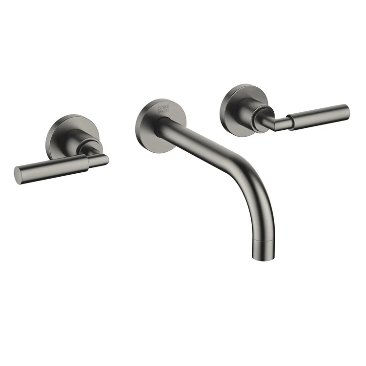 Lavatory Faucet TARA Wall Mount Mixer 2 Lever ADA WaterSense Chrome 1.2 Gallons per Minute Less Drain 3 Hole - Frankwebs