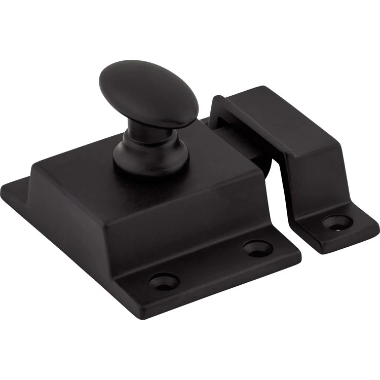 Door Latch Additions Cabinet Flat Black 2 x 2 x 1/2 Inch Zinc Alloy - Frankwebs