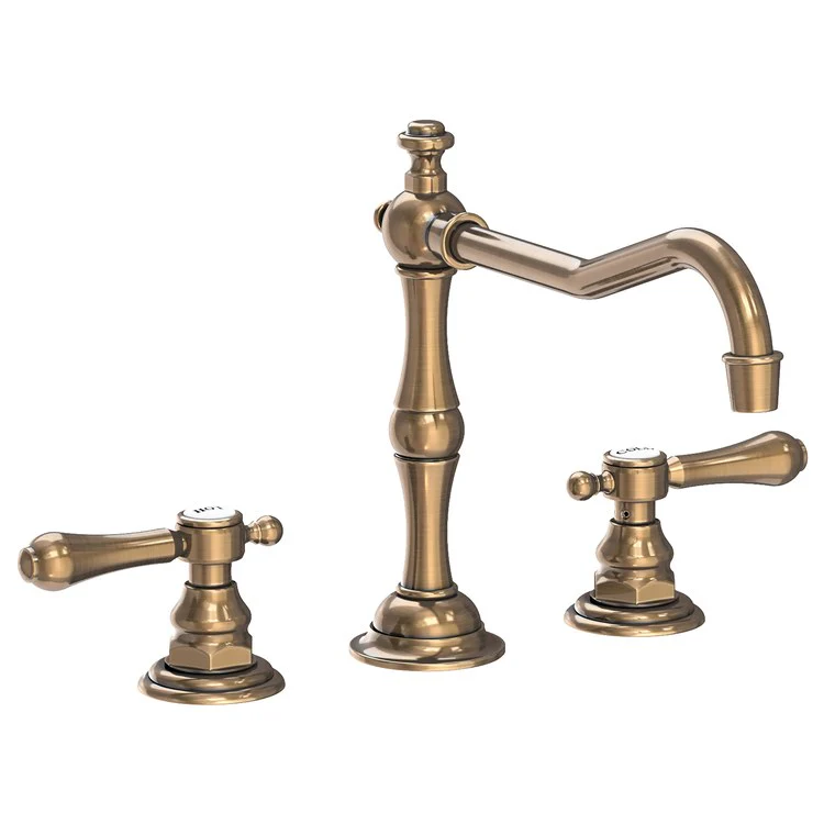 Kitchen Faucet Chesterfield 8 Inch Spread 2 Lever ADA Satin Nickel PVD Spout Height 5-13/16 Inch Spout Reach 9-1/2 Inch 1.8 Gallons per Minute - Frankwebs