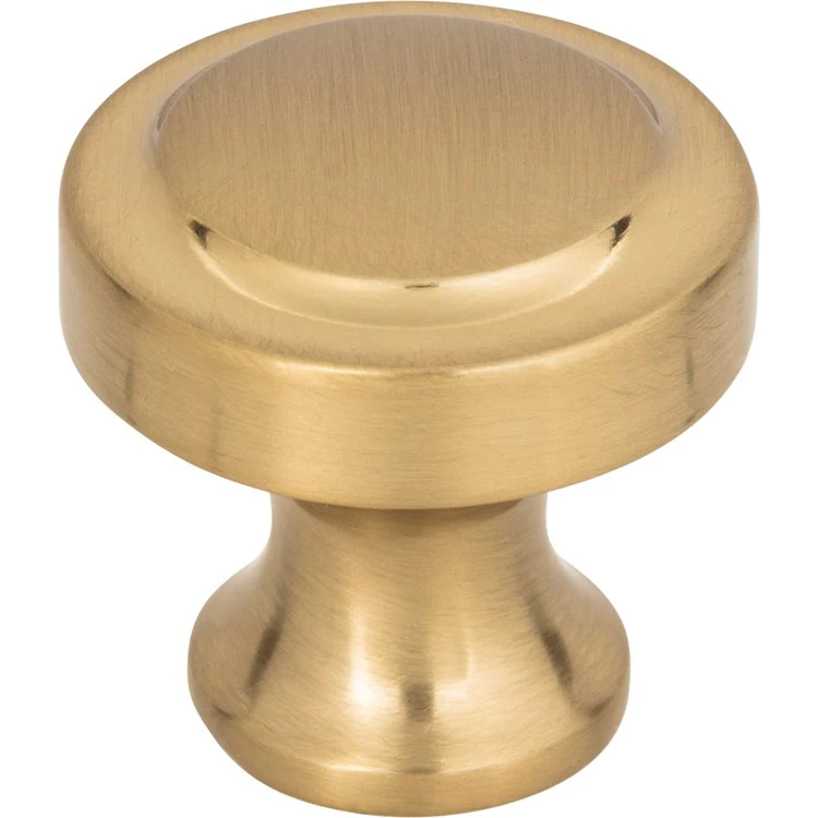 Knob Atlas Bradbury Warm Brass Zinc Alloy 1-1/4 Inch - Frankwebs