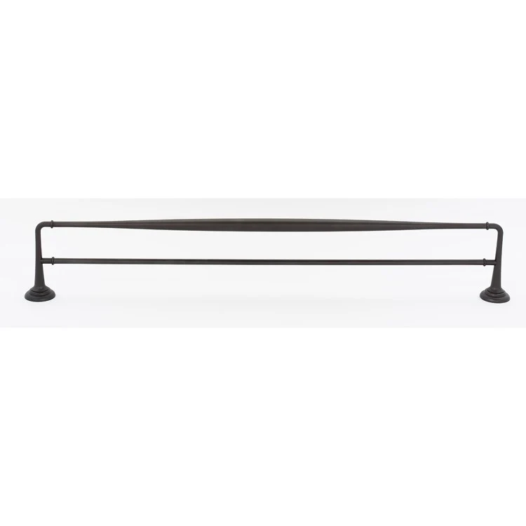 Towel Bar Charlie's Bath 30 Inch Double Unlacquered Brass 5-5/16 Inch - Frankwebs