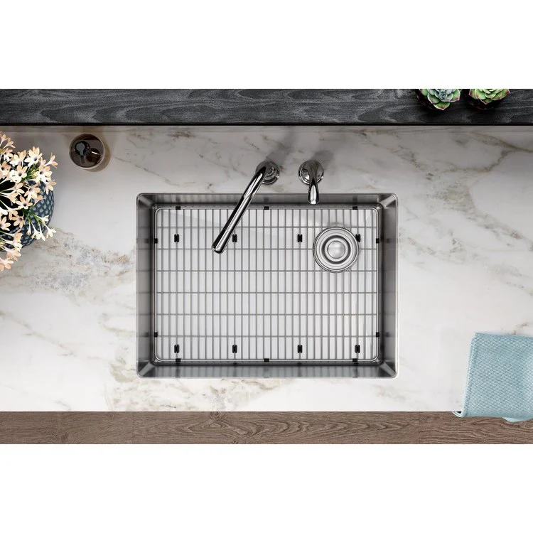Sink Grid Crosstown Bottom Grid 22.5 x 15.5 Inch Polished Stainless Steel for Elkay Sink - Frankwebs