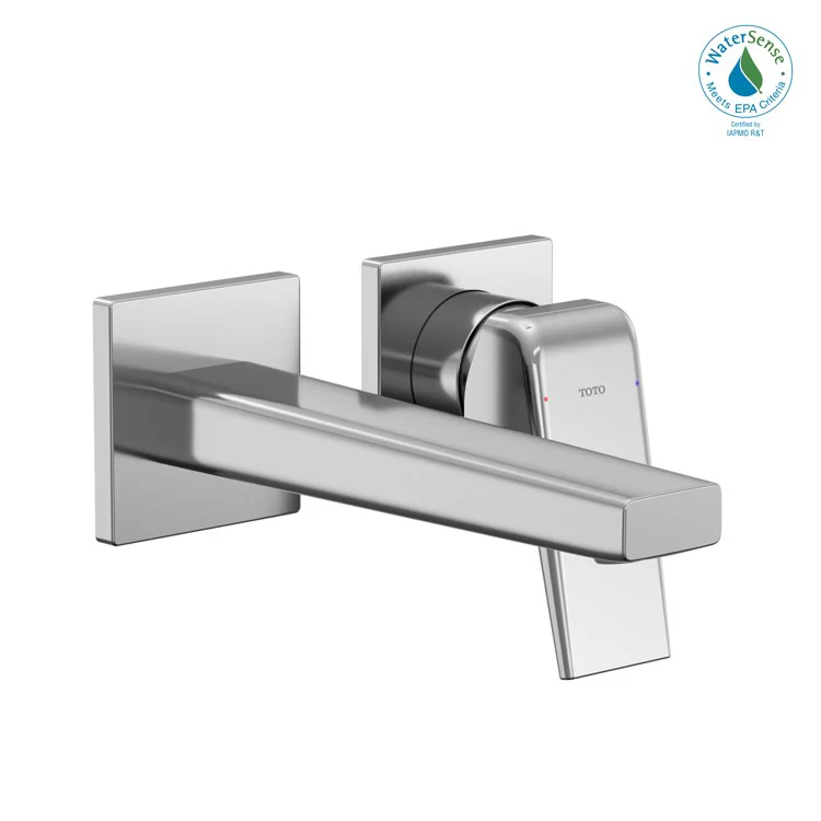 Lavatory Faucet GB Wall Mount Short 1 Lever ADA CALGreen/WaterSense Polished Chrome 1.2 Gallons per Minute - Frankwebs