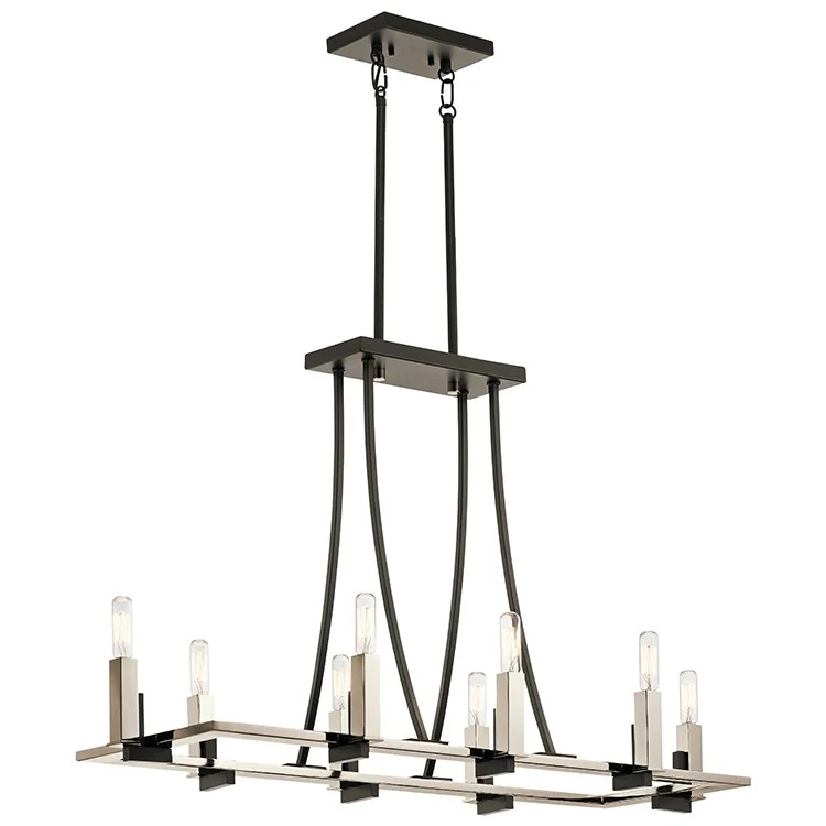 Bensimone Eight-Light Linear Chandelier - Frankwebs