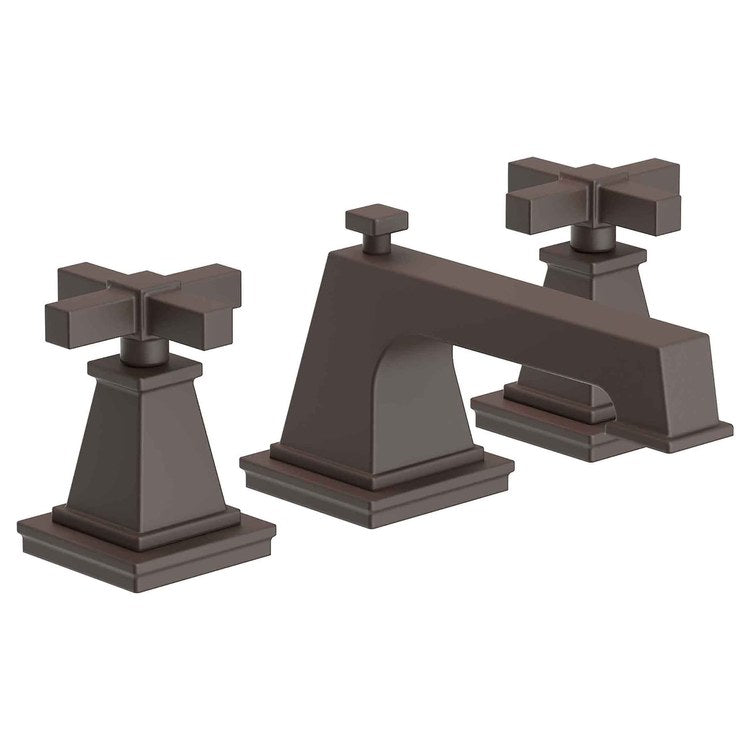 Lavatory Faucet Malvina Widespread 8 to 20 Inch Spread 2 Cross ADA Stainless Steel PVD 1.2 Gallons per Minute Brass Spout Height 2 Inch - Frankwebs