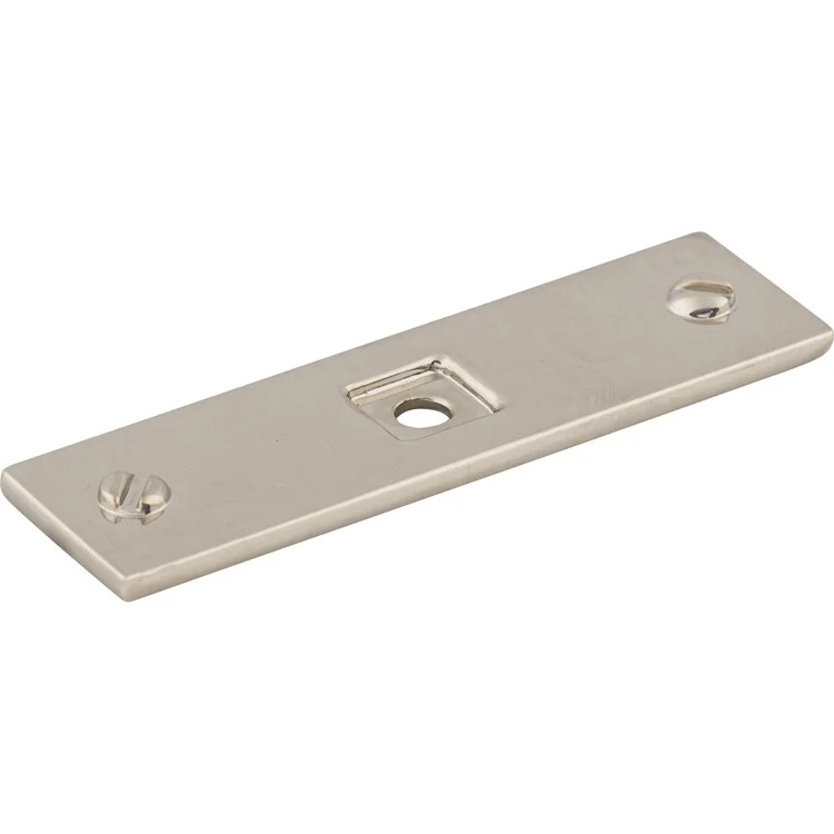 Backplate Barrington Channing 3 x 7/8 x 1/8 Inch Polished Nickel Zinc Alloy TK741PN - Frankwebs