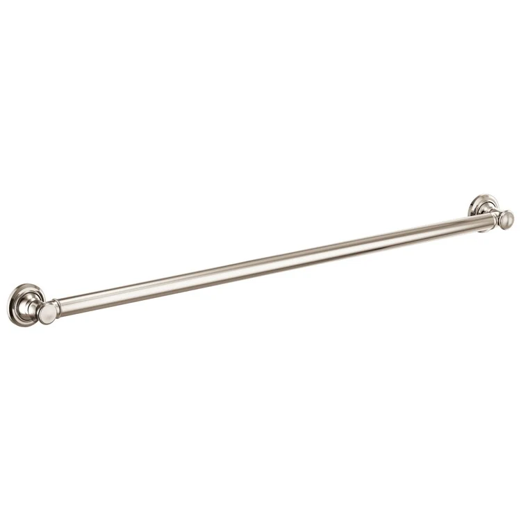Grab Bar 42 Inch Traditional Brilliance Luxe Nickel ADA Concealed Mount Metal - Frankwebs