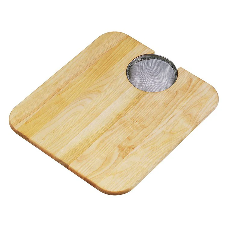 Maple Cutting Board with Removable Strainer - Frankwebs