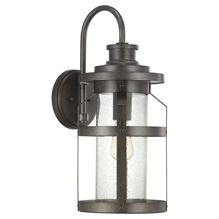 Haslett Single-Light Outdoor Large Wall Lantern - Frankwebs