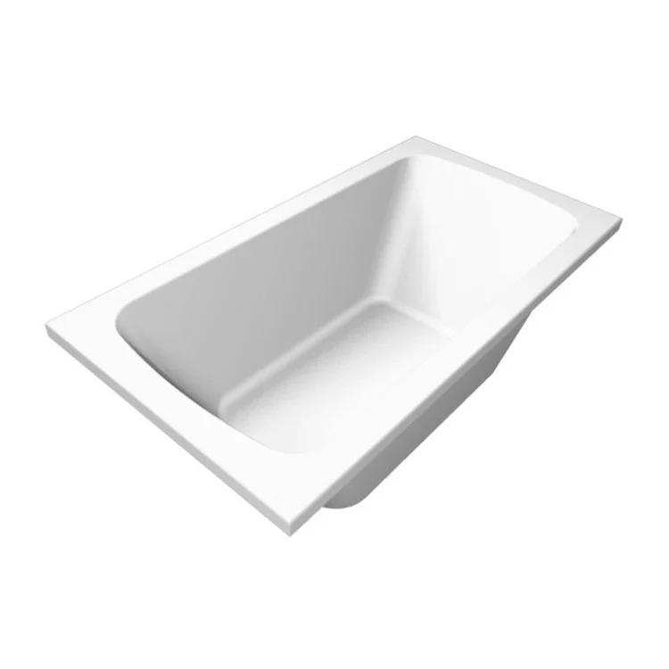 Combination Tub Designer Collection Kira 60 x 32 x 20 Inch Center Drain Biscuit Rectangle - Frankwebs