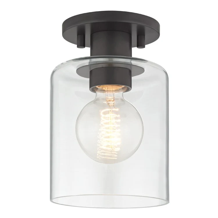 Neko Single-Light Semi-Flush Mount Ceiling Fixture - Frankwebs
