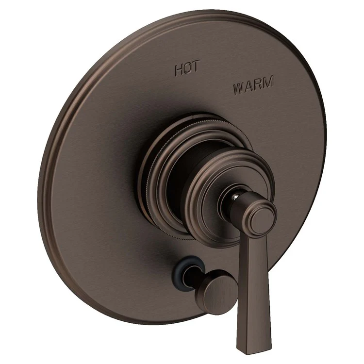 Miro Pressure Balance Tub/Shower Valve Trim Only with Lever Handle - Antique Copper - Frankwebs