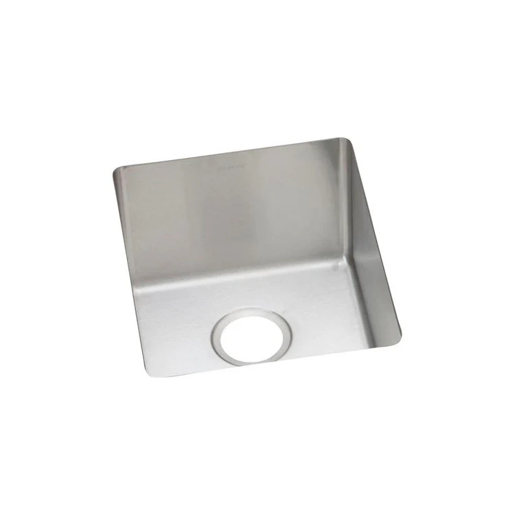 Kitchen Sink Crosstown 16 x 18.5 Inch Single Bowl Polished Satin Undermount Stainless Steel Drain Location Rear Center Includes 1000001306 Template - Frankwebs