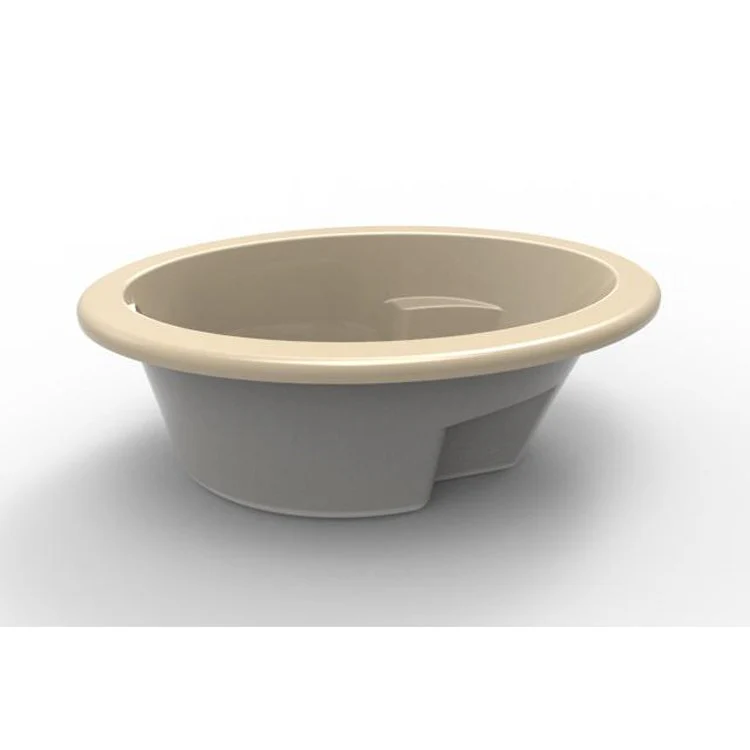 Whirlpool Tub Studio Collection Studio 72 x 42 x 21 Inch Drop-In End Drain Biscuit Oval - Frankwebs