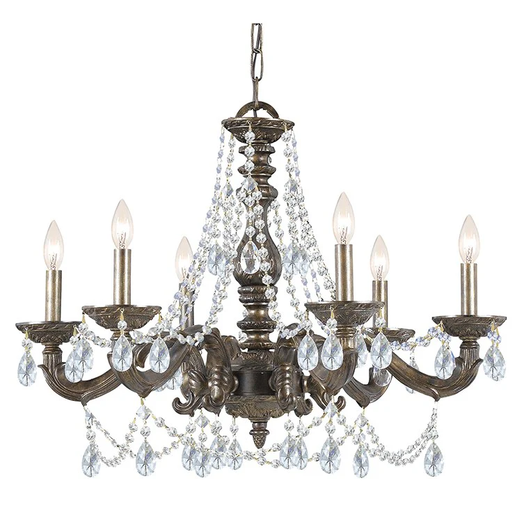 Paris Market Six-Light Chandelier - Frankwebs