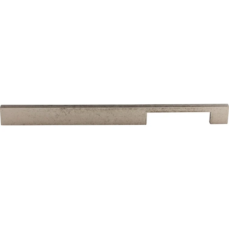 Drawer Pull Sanctuary Linear Flat Black Zinc Alloy 12 Inch - Frankwebs