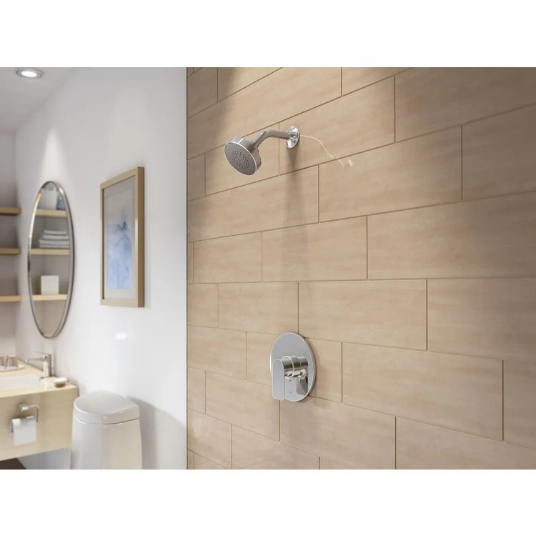 Pressure Balance Valve Trim Oberon Round 1 Lever Polished Chrome ADA for Requires Valve TSPTM - Frankwebs