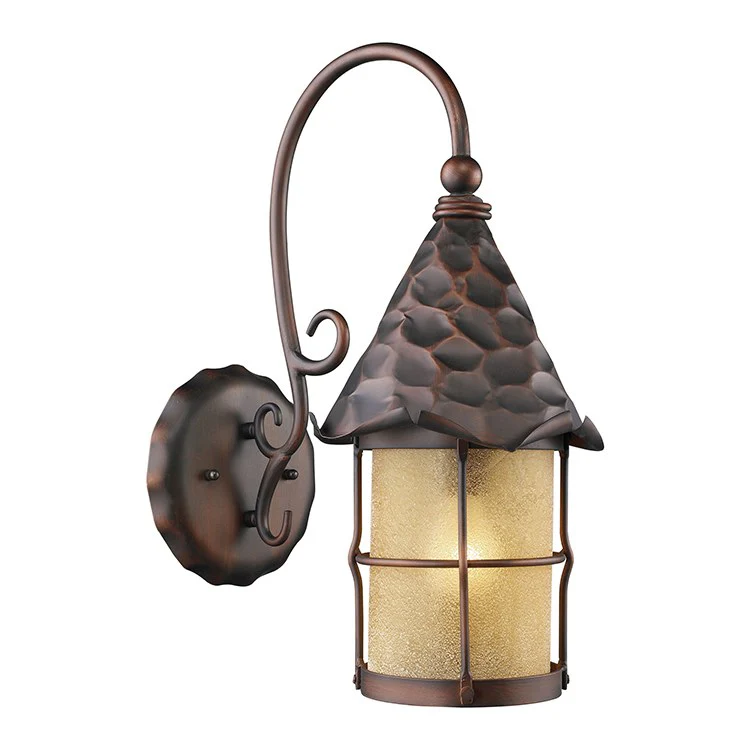 Rustica Single-Light Outdoor Wall Sconce - Frankwebs