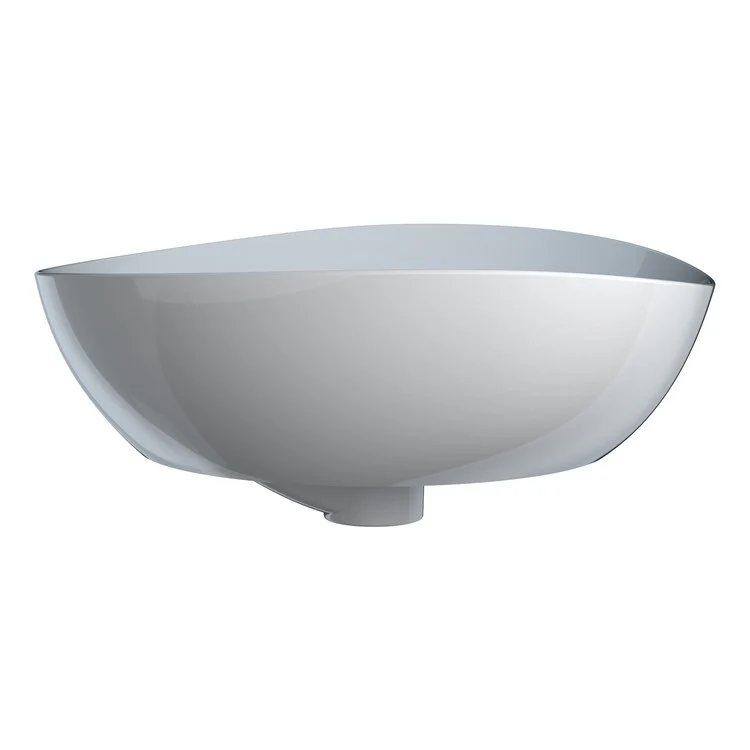 Vessel Kiwami Renesse Asymmetrical Lavatory Cotton Vitreous China 18-1/8 x 15-13/16 x 5-1/8 Inch ADA - Frankwebs