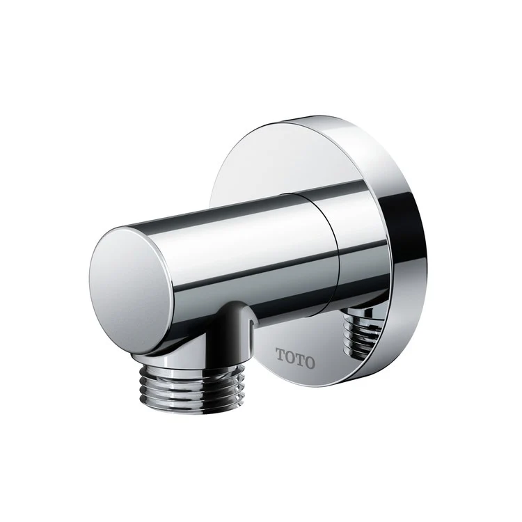 Wall Outlet Round Polished Chrome 2-1/8 Inch - Frankwebs