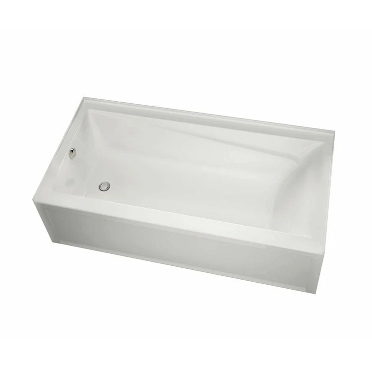 Tub Exhibit AFR 60 x 32 Inch Alcove Combined Whirlpool Aeroeffect Right Hand White Acrylic - Frankwebs