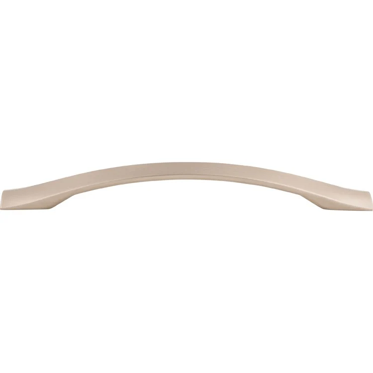 Pull Nouveau III Crest Flat Black Zinc Alloy 6-1/4 Inch 8-11/16x3/4 Inch - Frankwebs