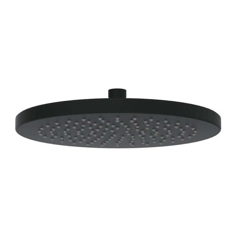 Showerhead Elios 1 Function Matte Black 10 Inch 1.8 Gallons per Minute Round Rain - Frankwebs