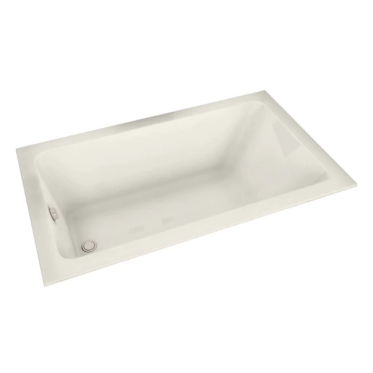 Tub Pose 59-7/8 x 31-3/4 x 23-5/8 Inch Drop-in End Biscuit Acrylic - Frankwebs
