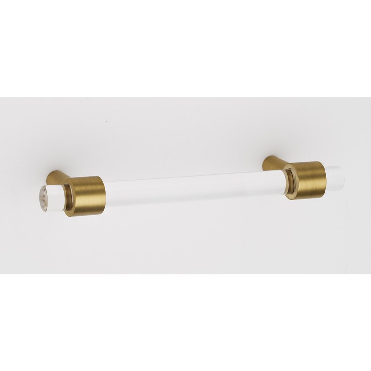 Pull Contemporary Acrylic Polished Nickel Brass 3 Inch 4-1/8 Inch 1-3/8 Inch - Frankwebs