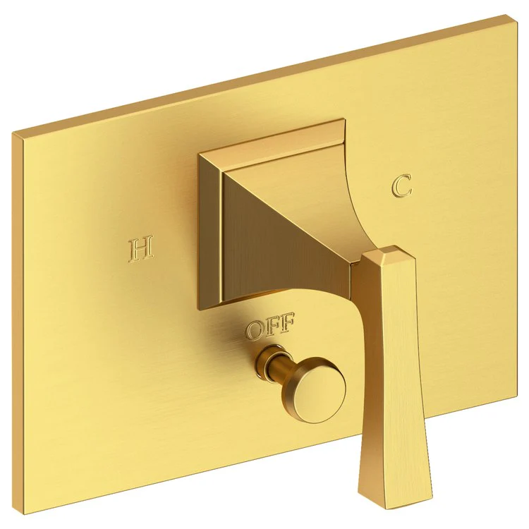 Joffrey Pressure Balance Tub/Shower Valve Trim Only with Lever Handle - Flat Black - Frankwebs