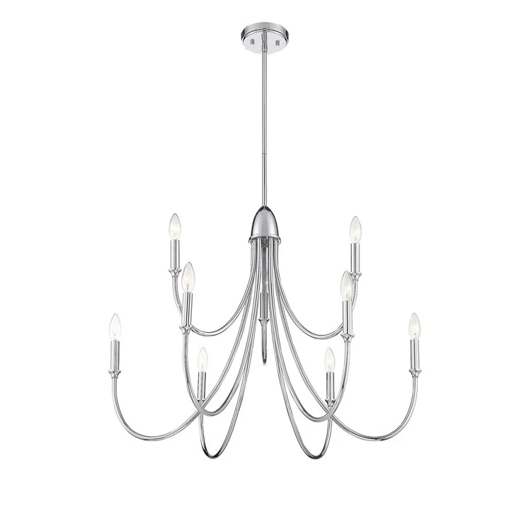 Cameron Nine-Light Chandelier - Frankwebs