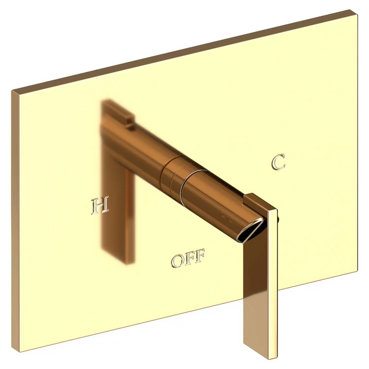 Pressure Balance Valve Trim Metro Rectangle 1 Lever Antique Nickel ADA Depth 3-1/2 Inch - Frankwebs