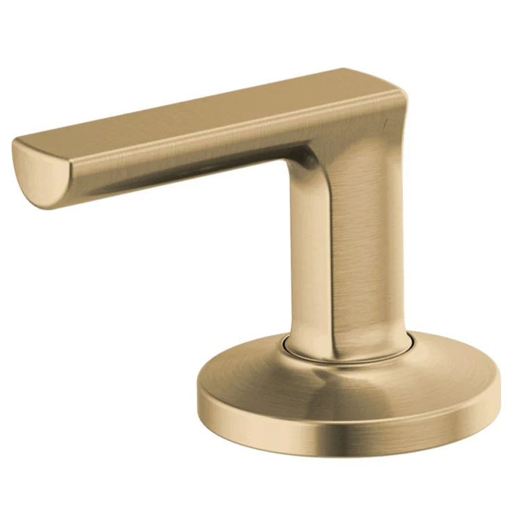 Handle Kit Kintsu Zinc 2 Lever Brilliance Luxe Gold ADA for Widespread Lavatory - Frankwebs