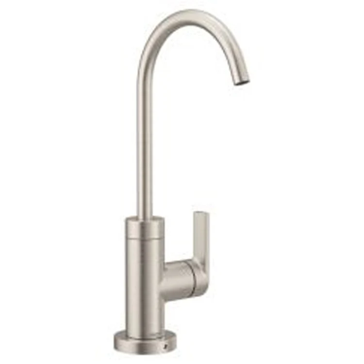 Beverage Faucet Sip Modern 1 Lever ADA Black/Stainless Steel - Frankwebs