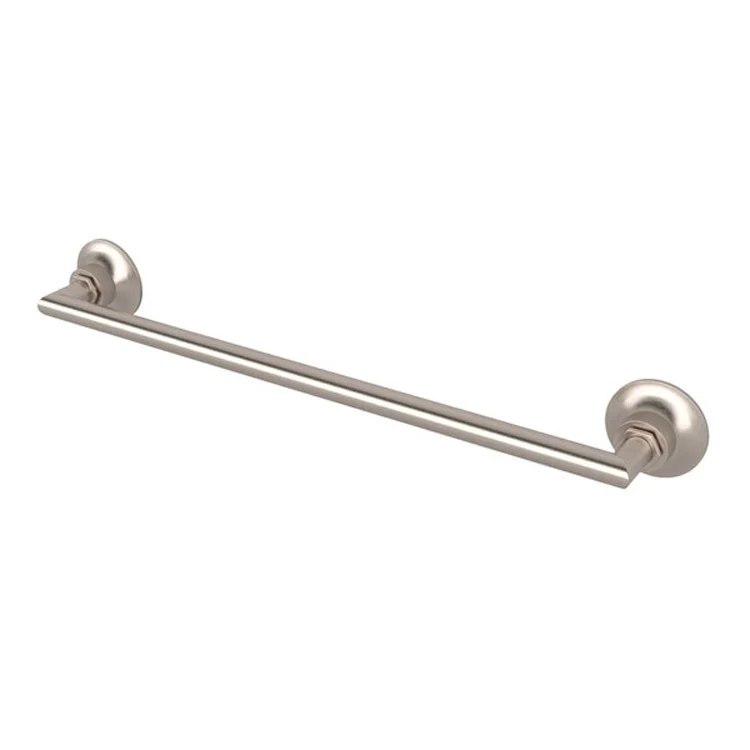 Towel Bar Graceline 18 Inch Polished Nickel Brass 2-13/64 Inch Wall Mount - Frankwebs