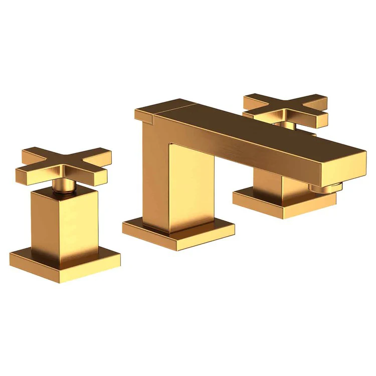 Lavatory Faucet Skylar Widespread 8 to 20 Inch Spread 2 Cross ADA Flat Black 1.2 Gallons per Minute Brass Spout Height 2-1/2 Inch - Frankwebs