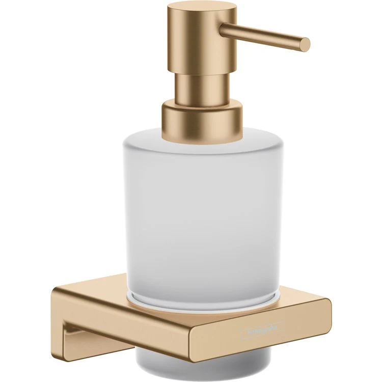 Soap Dispenser AddStoris Chrome Wall Mount Glass Metal Pump 6.75 Fluid Ounces - Frankwebs