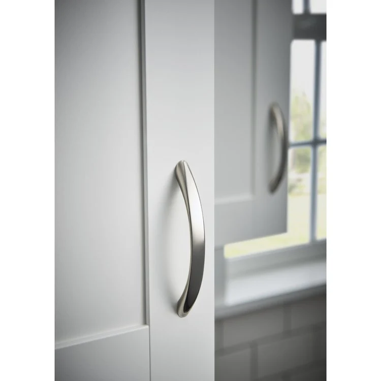 Pull Asbury Nouveau Bow D Handle Polished Nickel Zinc Alloy 3-3/4 Inch 4-9/16x7/16x7/8 Inch - Frankwebs