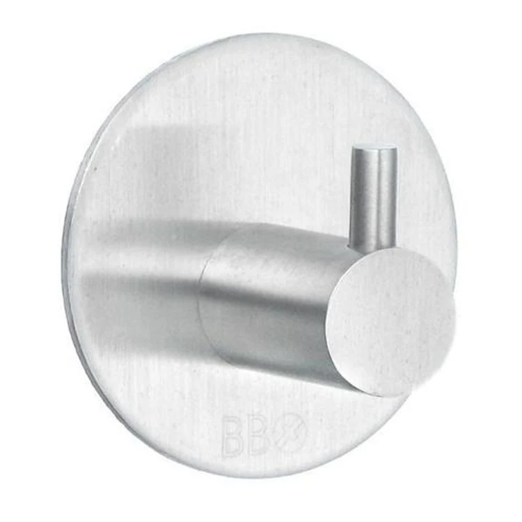Hook Design Single Brushed Stainless Steel 2 x 2 x 2 Inch 2 Inch Wall Mount - Frankwebs
