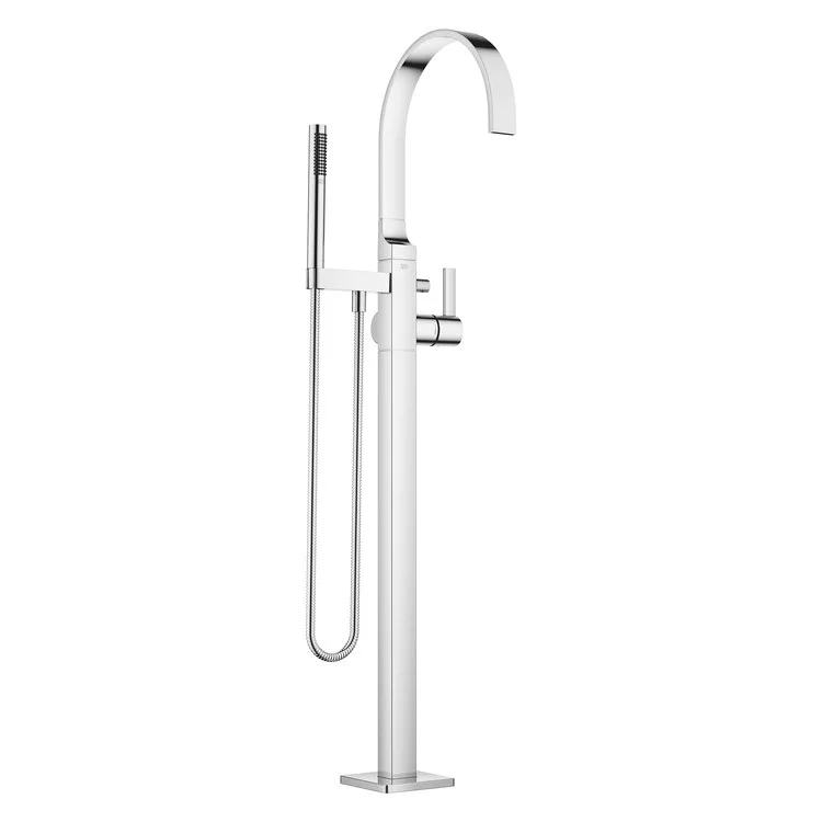 Tub Filler MEM Freestanding Mixer with Handshower 1 Lever ADA Chrome - Frankwebs