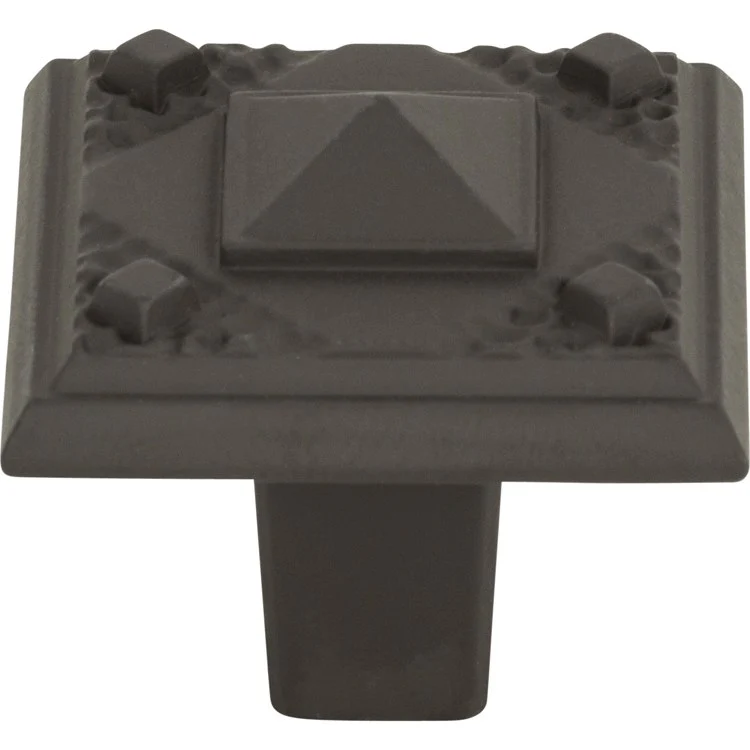 Knob Atlas Craftsman Aged Bronze Zinc Alloy 1-1/4 Inch - Frankwebs