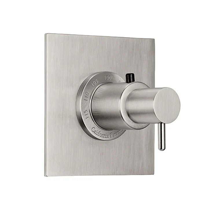 Thermostatic Trim Avalon Square 3/4 Inch 1 Lever Polished Nickel ADA for Requires Rough Valve TH75-R Handle and Escutcheon Brass - Frankwebs