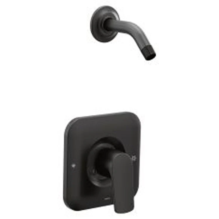 Shower Trim Rizon Posi-Temp 1 Lever Matte Black ADA - Frankwebs