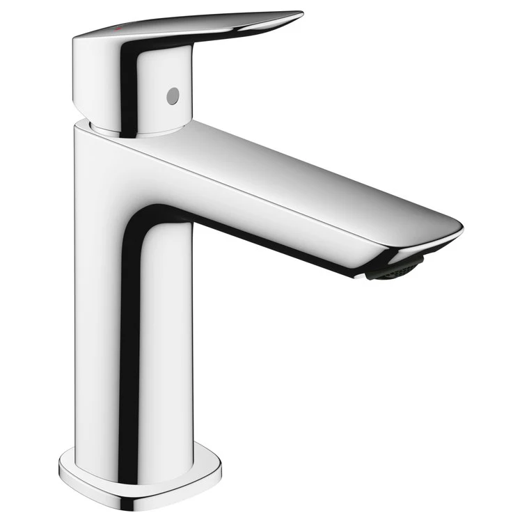 Lavatory Faucet Logis Fine 1 Lever ADA WaterSense Brushed Nickel 1.2 Gallons per Minute Less Drain 1 Hole AirPower EcoRight ComfortZone - Frankwebs