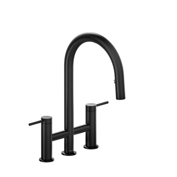 Kitchen Faucet Azure with Spray 2-Jet 2 Lever Black 1.5 Gallons per Minute - Frankwebs