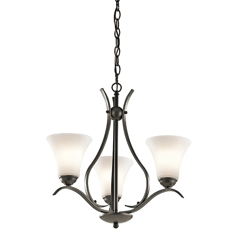 Keiran Three-Light Chandelier - Frankwebs
