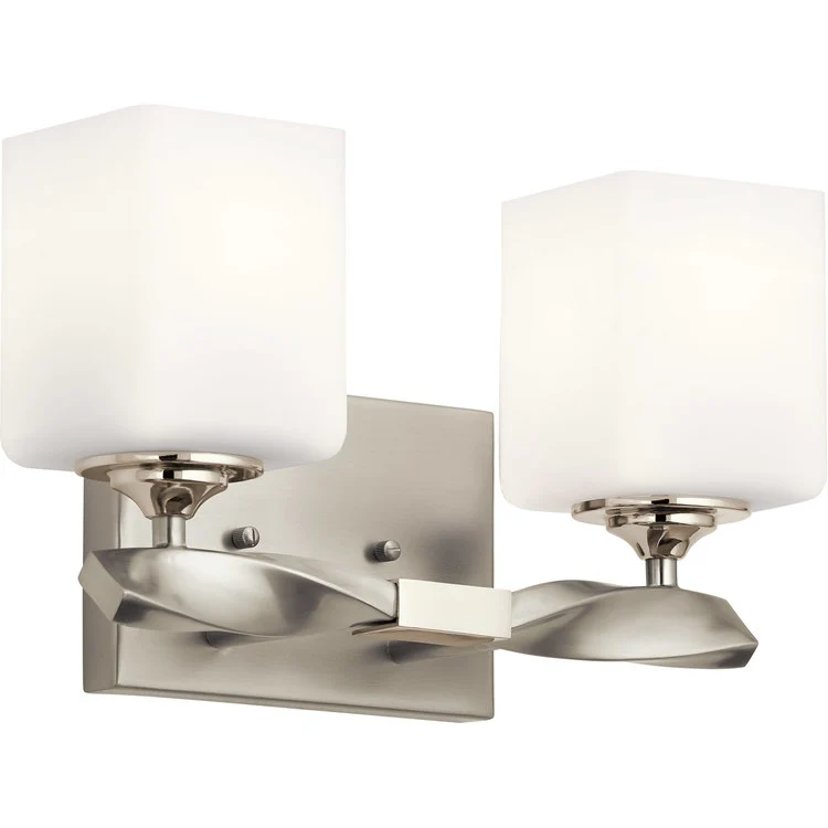 Marette Two-Light Bathroom Vanity Fixture - Frankwebs