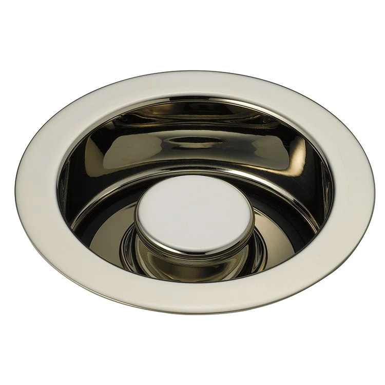 Disposal Flange Rook Stopper Brilliance Luxe Gold 4-1/2 Inch Brass for Kitchen Sink 4-1/2 Inch - Frankwebs