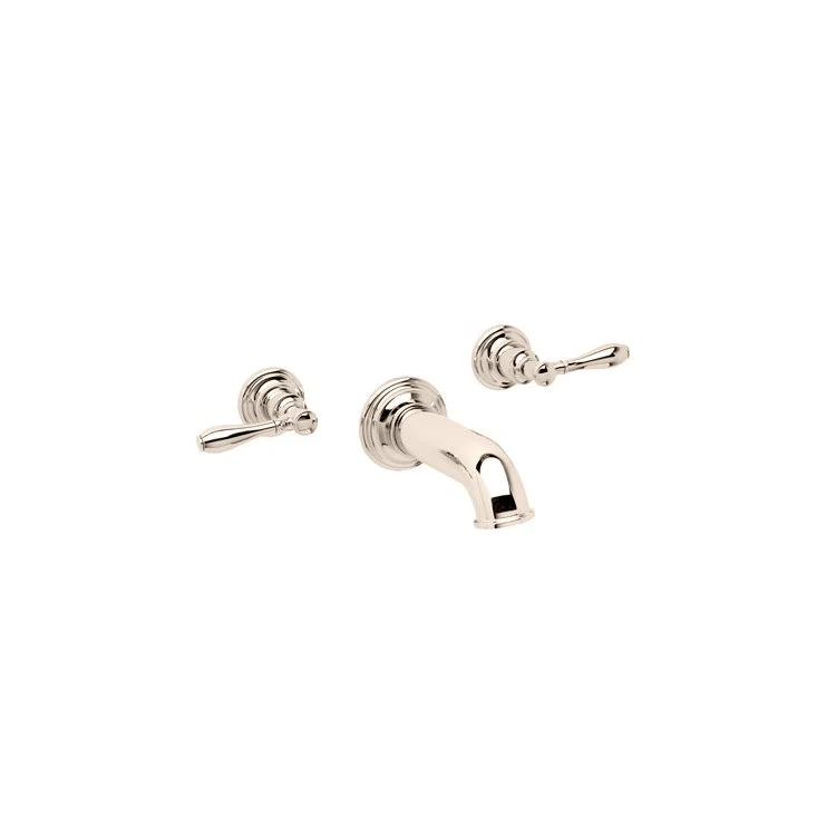 Tub Filler Ithaca Wall Mount 2 Lever ADA Stainless Steel PVD - Frankwebs